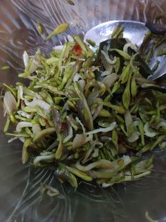 Foto resep Tumis bunga pepaya teri medan