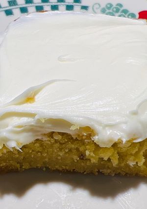 A picture of French Vanilla Orange Pudding Cake.