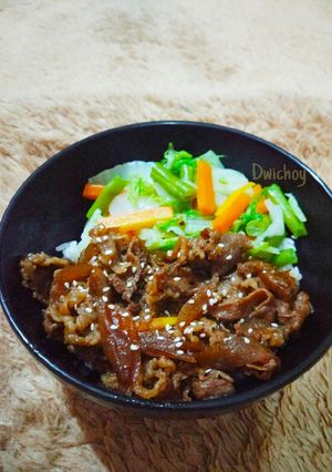 Foto resep Gyudon / Beef Bowl