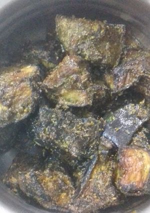 A picture of Fried brinjal.