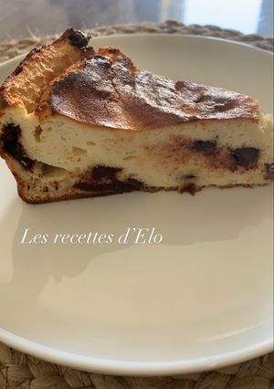 Une photo de Gâteau au skyr et pépites de chocolat