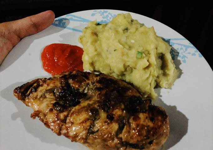Cara Gampang Menyiapkan Simple chicken marinated yang Lezat Sekali
