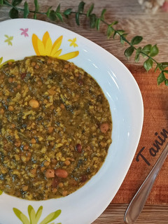 عکسی از دستور آش بلغور گندم با قلم گاو