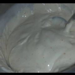 Home made mayonnaise A picture of Home made mayonnaise.