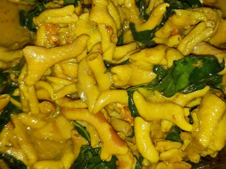 Langkah Gampang Membuat Resep Usus bumbu kuning kemangi yang Uenak Anti Ribet, Mantap Sekali