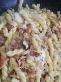 #467 Fusilli corti con speck, stracchino e noci 🥓🥜