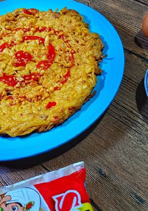 Foto resep Omlet Mie Telur