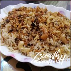 Kaju Rice (Cashewnut Rice) A picture of Kaju Rice (Cashewnut Rice).