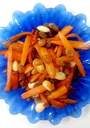 A picture of Carrot Dryfruit Chat.
