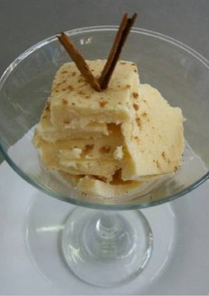 Una foto de Queso helado