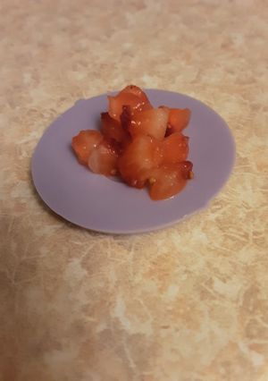 عکسی از دستور 💜میوه مینیاتوری برای بازی کودکان 😋🥰💜