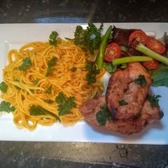 A picture of Tarragon noodles.