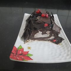 A picture of Dark chocolate swissroll.