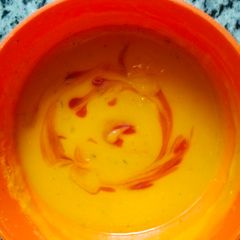 A picture of Pumpkin soup.