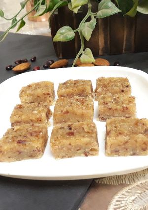 A picture of Rajma burfi.