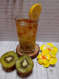 Foto resep Es teh Kiwi