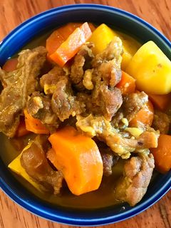 Hình của món Cà ri bò.
