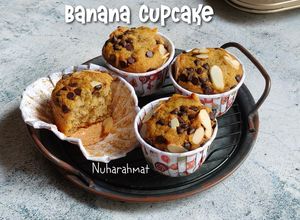 Gambar Almond Banana Cupcake