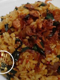 Foto resep Nasi goreng kambing daun mengkudu