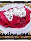 Pappardelle alla Salsa di Barbabietola Rossa e Stracciatella