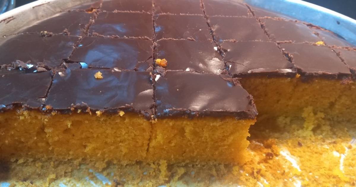 Bolo de Cenoura com Chocolate