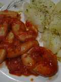 Chinchulines con salsa a la cacerola