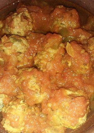صورة لوصفة طاجين كويرات السردين والطماطم 🍅🍅
