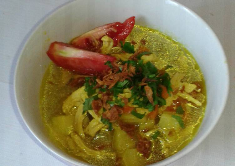 Resep Soto ayam ala me yang Enak