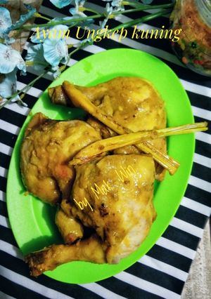 Foto resep Ungkep ayam kuning