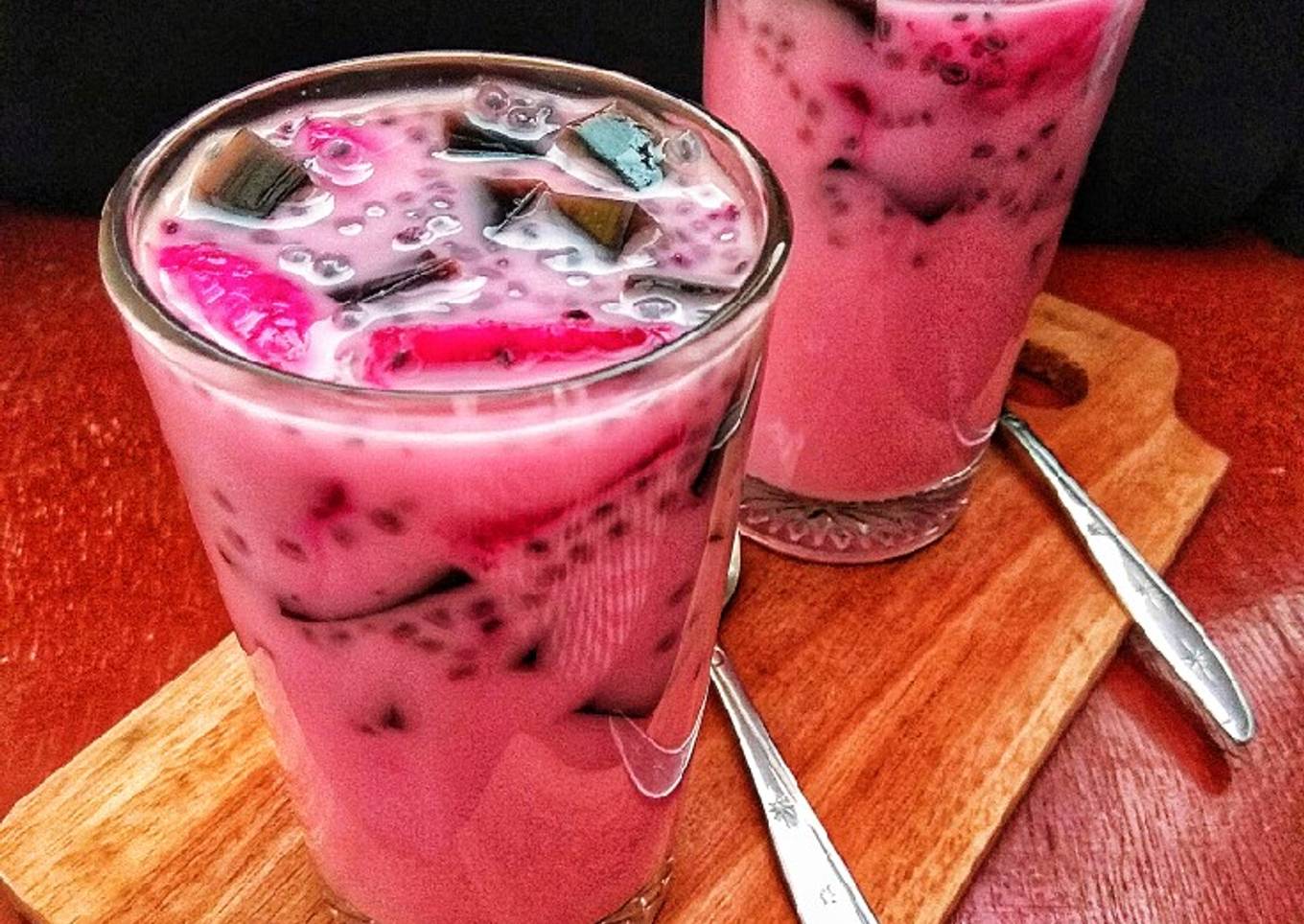 Es Cincau Buah Naga