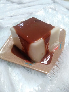 Foto resep Puding susu mangga vla cokelat