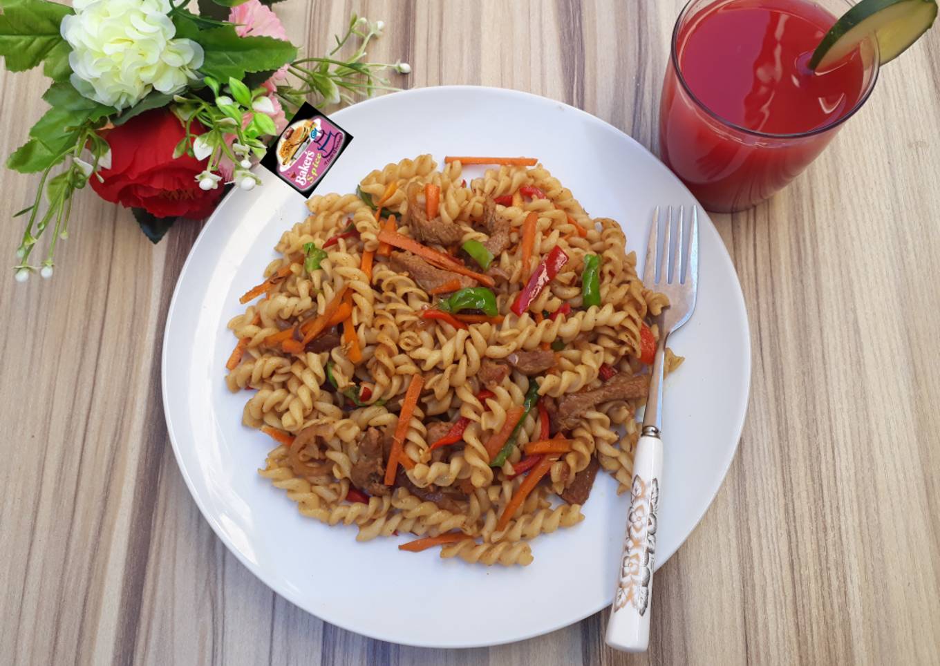 Fusilli Pasta Stir Fry