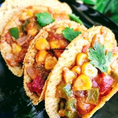 A picture of Veggie taco.