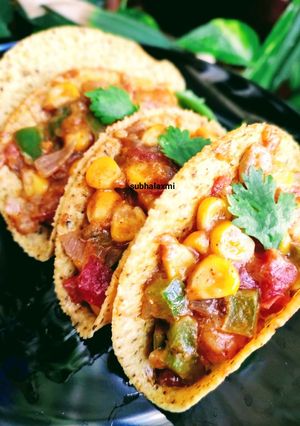 A picture of Veggie taco.