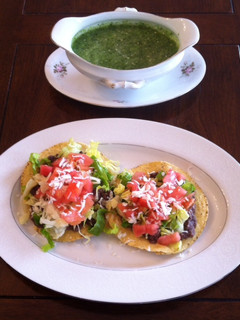 Una foto de Tostadas de frijol