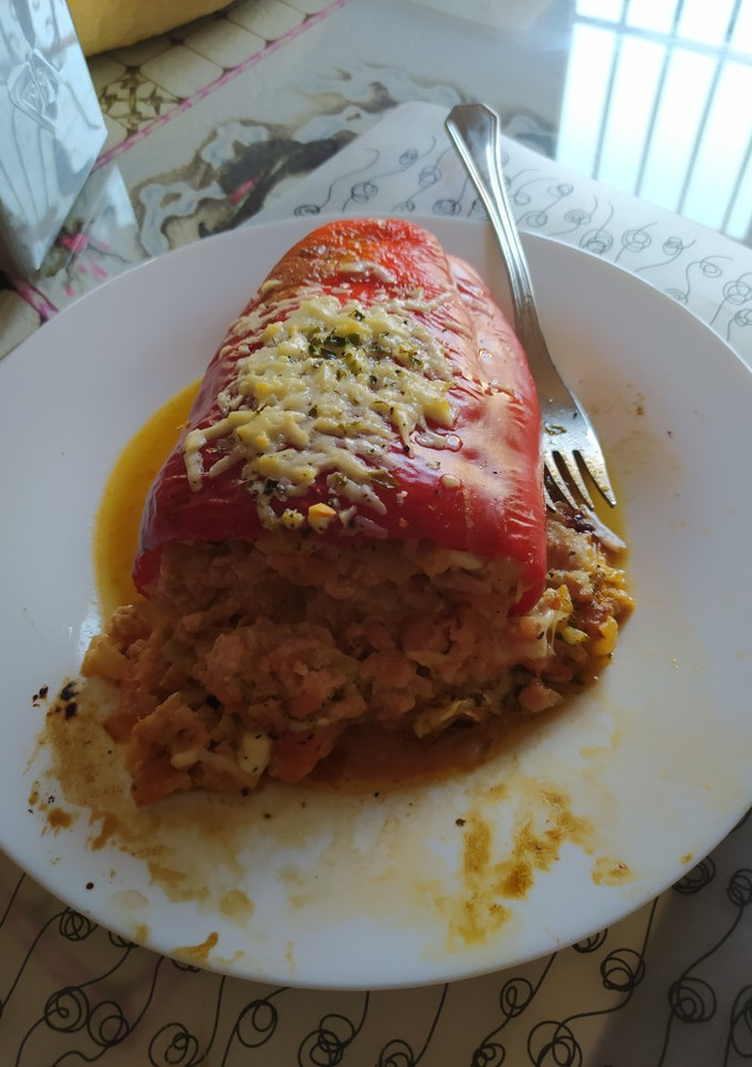 Una foto de Pimiento relleno