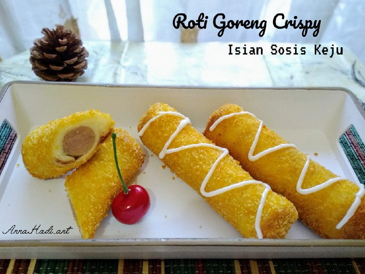 Wajib coba! Bagaimana cara bikin Roti Goreng Crispy Isian Sosis Keju  gurih