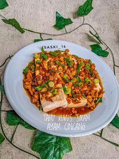 Foto resep Tahu Kukus Siram Ayam Cincang