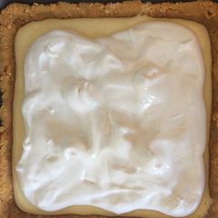 A picture of Lemon “meringue”tart.