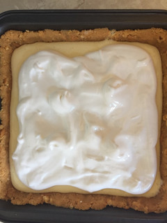 A picture of Lemon “meringue”tart.