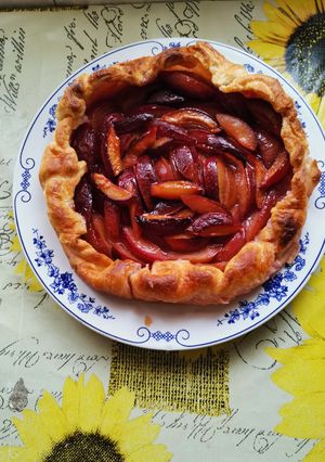 Foto di Sfogliata di prugne
