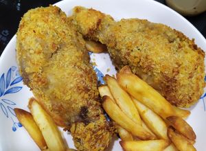 Hình của món Gà chiên bột.