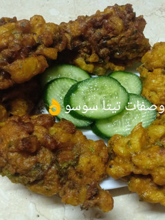 صورة لوصفة اقراص القرنبيط