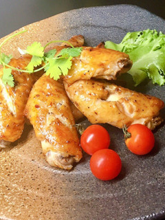 Hình của món Cánh gà nướng hạt hồ tiêu(xuyên tiêu).