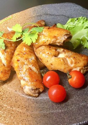 Hình của món Cánh gà nướng hạt hồ tiêu(xuyên tiêu).