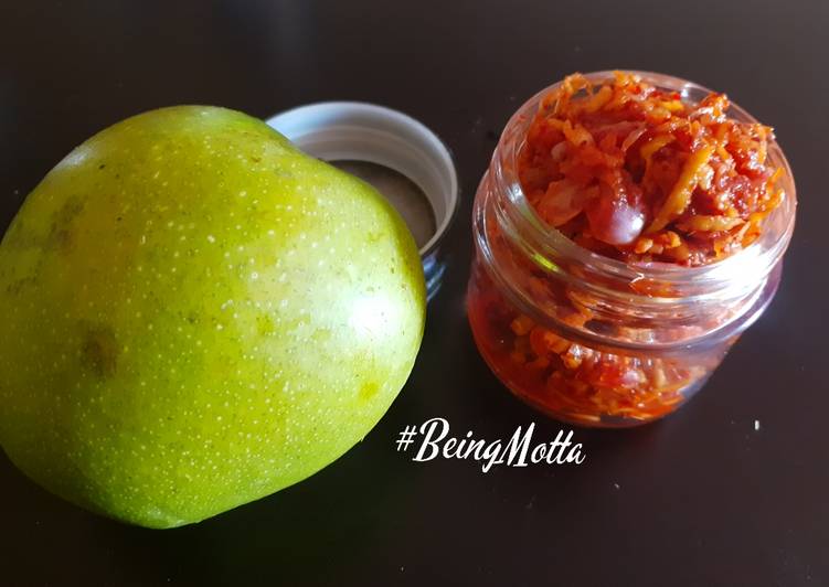 Recipe of Quick Fresh Raw Mango Pickle