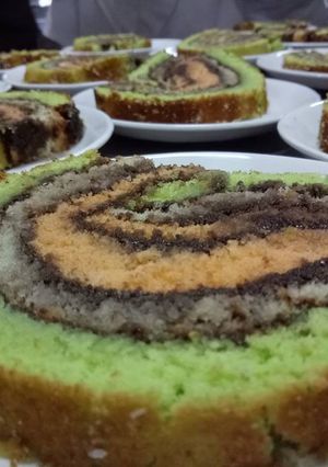 A picture of Cassata swiss roll.