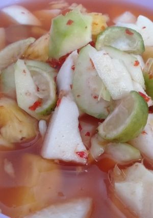 Foto resep Asinan Buah Pedas manis Segar