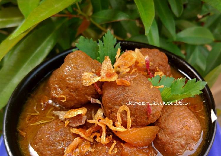 Resep Semur bola-bola daging, Enak