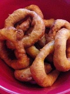 Una foto de Picarones
